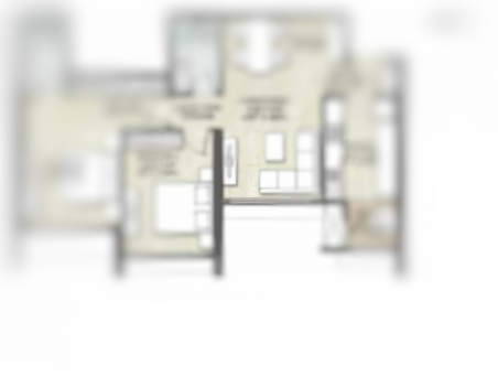 Raymond Sion East 2BHK Plan